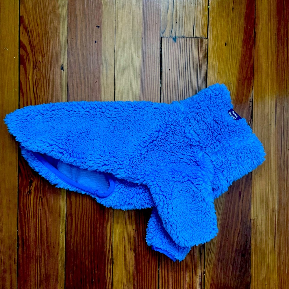 Little Beast Blue Sweatshirt dog size S